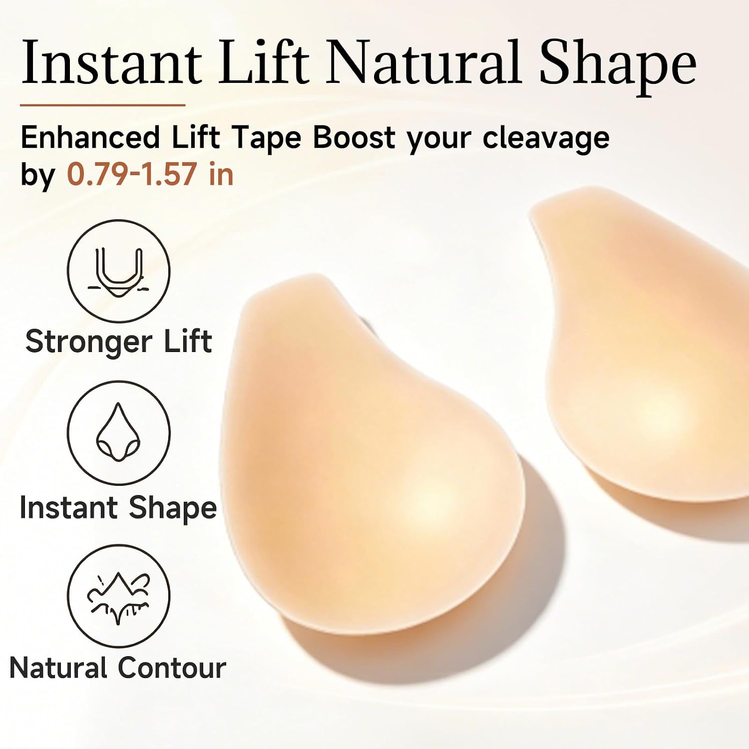 แผ่นปิดจุกนมซิลิโคนแบบมีกาวในต - Push Up Bra Padded บทวิจารณ์และราคา